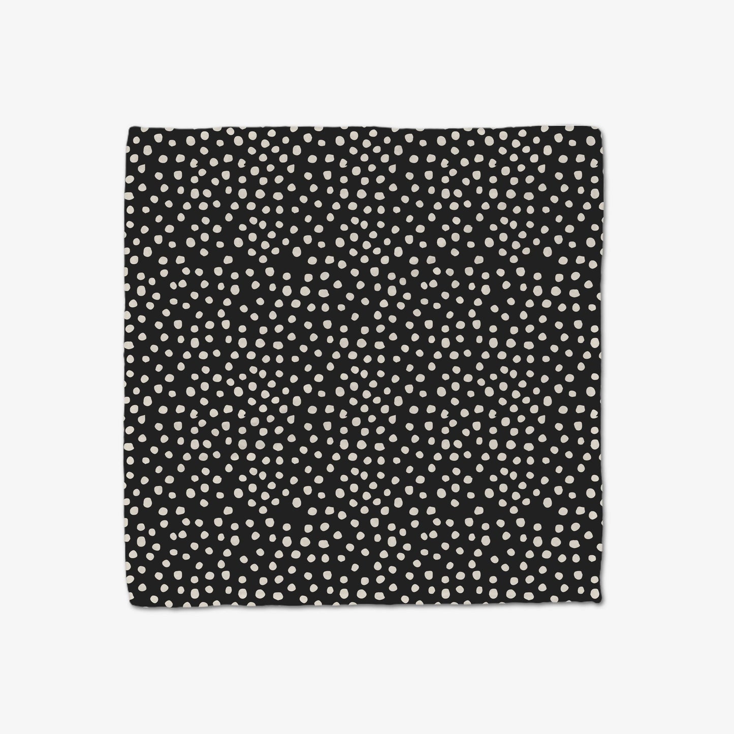 Dotty Black Luxe Washcloth Set