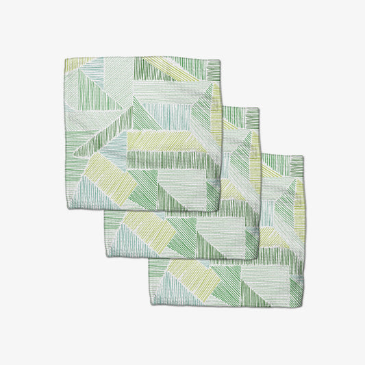 Green Kites Dishcloth Set