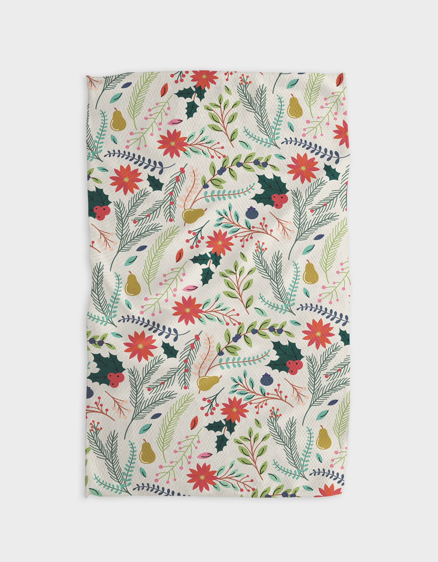 Branches Pear Light Kitchen Tea Towel